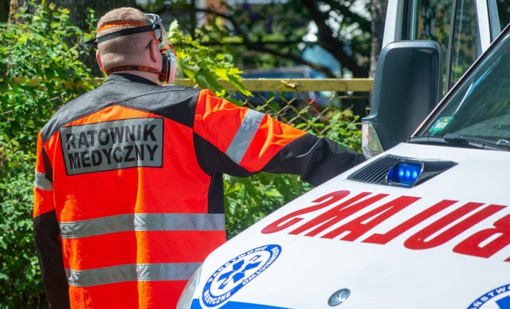 Interwencja Policji w Krakowie podczas protestu rolników umożliwiła przewóz krwi dla potrzebującej