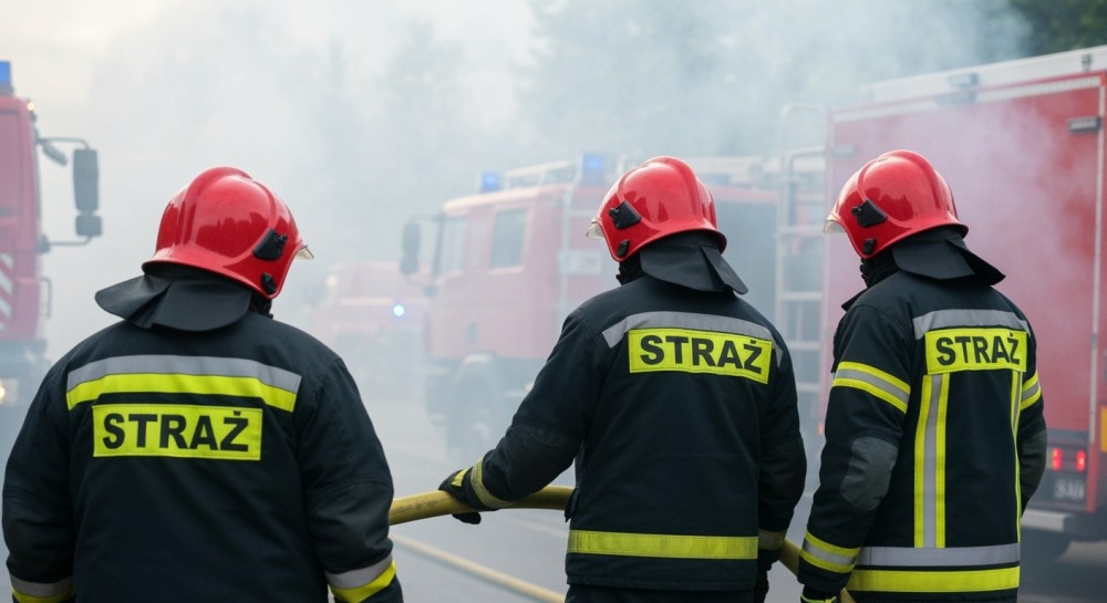 Kraków w niebezpieczeństwie: Policja szuka podpalenia w sercu miasta!